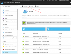 Schedule Backup Step 4 